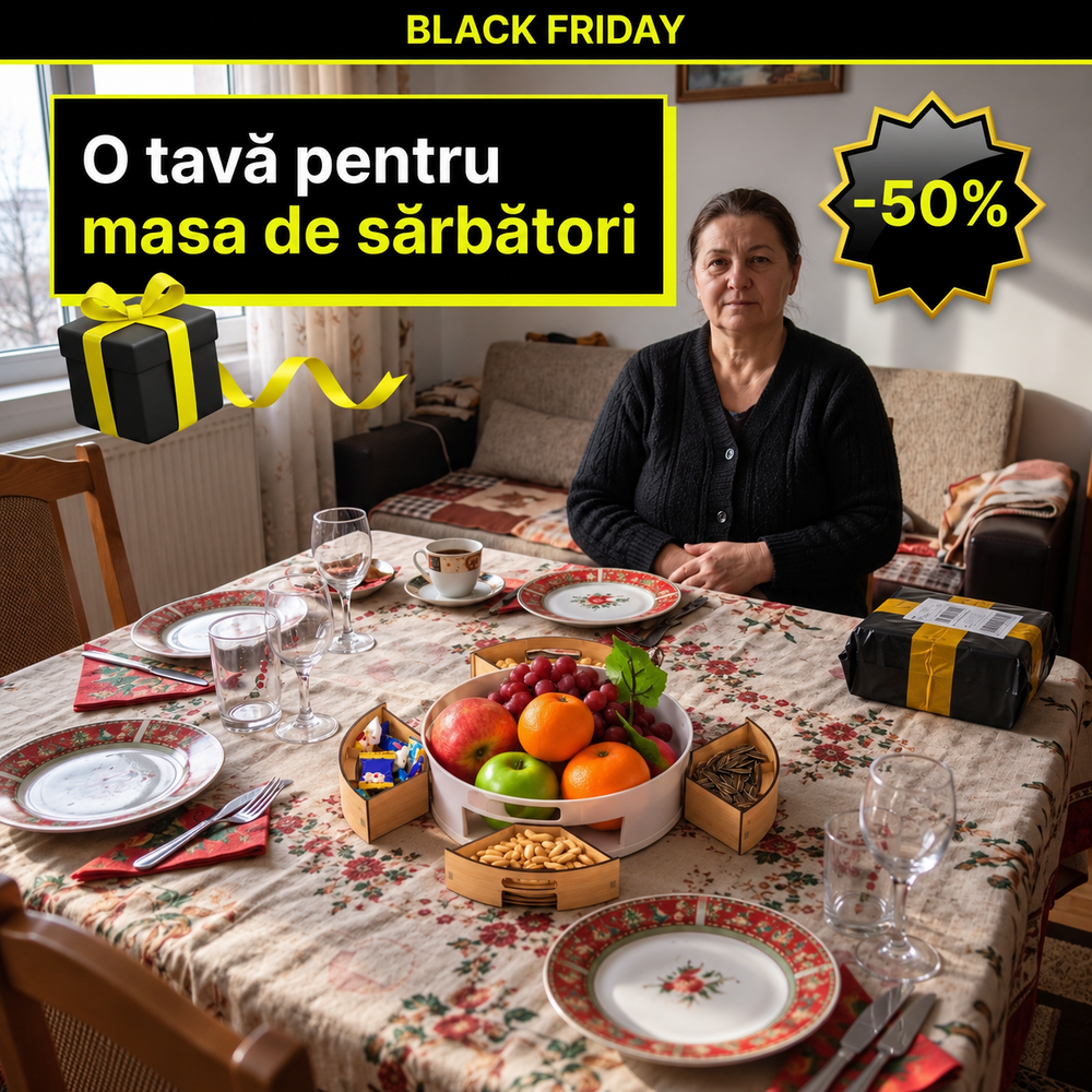O tavă pentru masa de sărbători